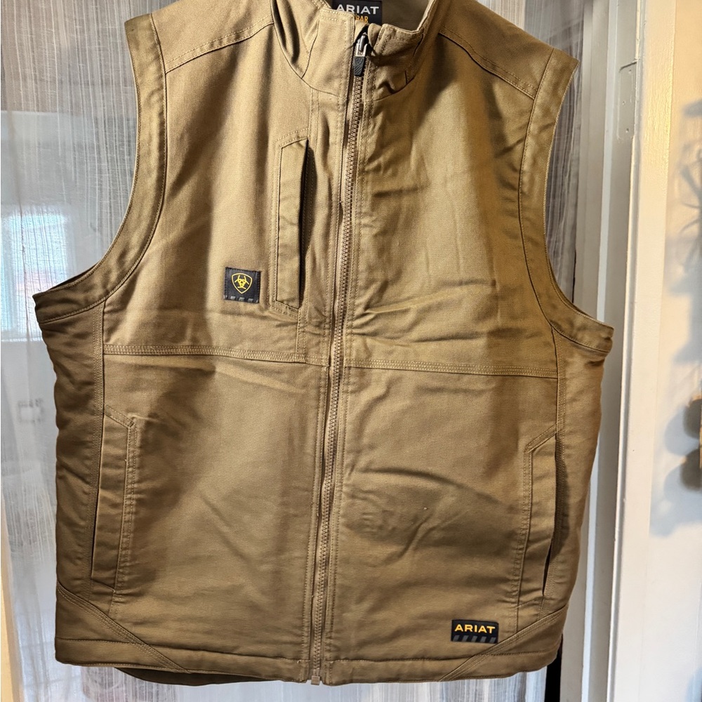 Ariat Brown Dura Canvas Vest | Size XL